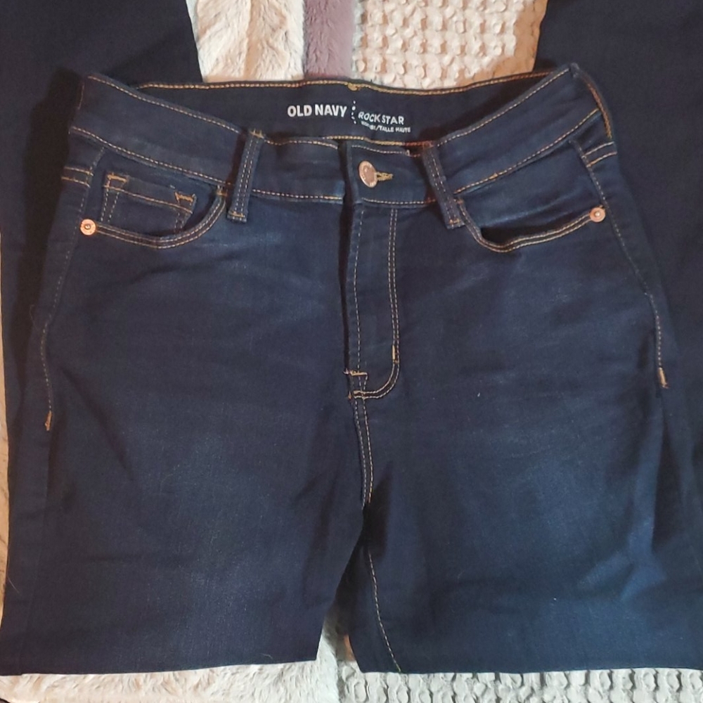 Dark High Rise Jeans - Picture 2 of 3
